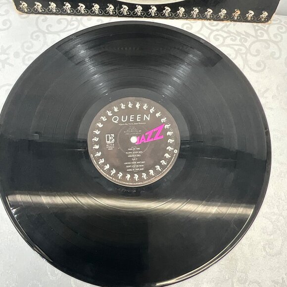 Queen Jazz Vinyl Record LP Gatefold 1978 Original Elektra Pressing With Bicycle - Picture 7 of 9